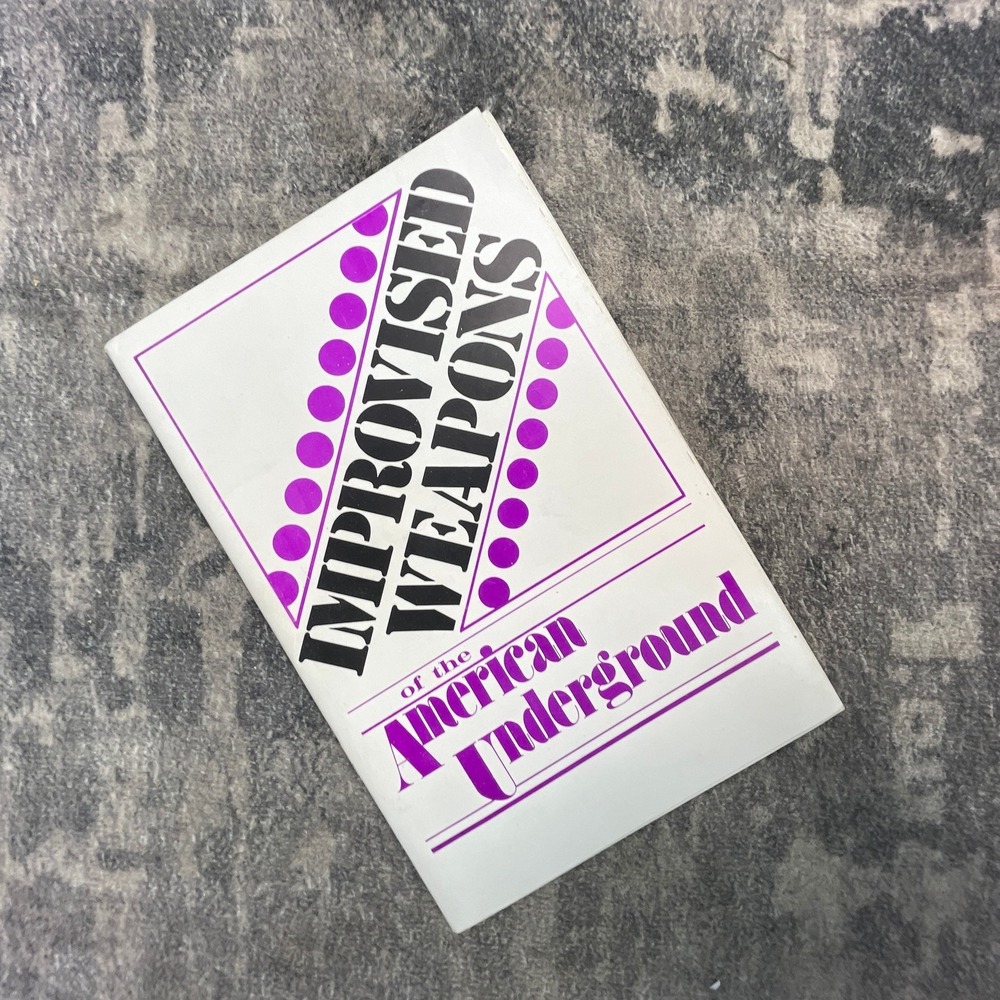 Improvised Weapons of the American Underground Vintage Paperback Booklet